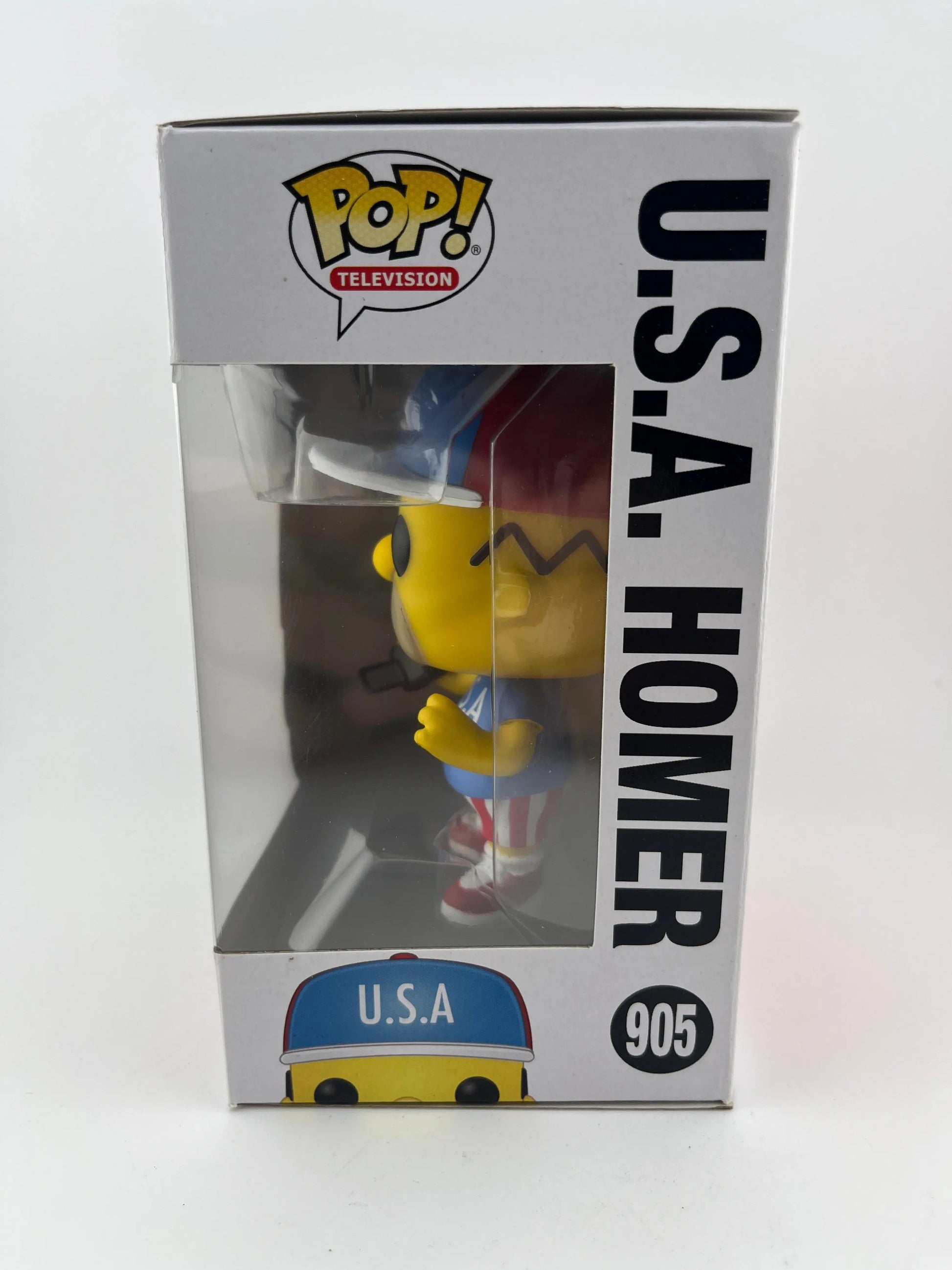 Funko POP Television The Simpsons  U.S.A Homer Vinyl Figure #905 FRENLY BRICKS - Open 7 Days