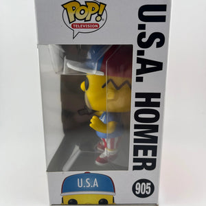 Funko POP Television The Simpsons  U.S.A Homer Vinyl Figure #905 FRENLY BRICKS - Open 7 Days