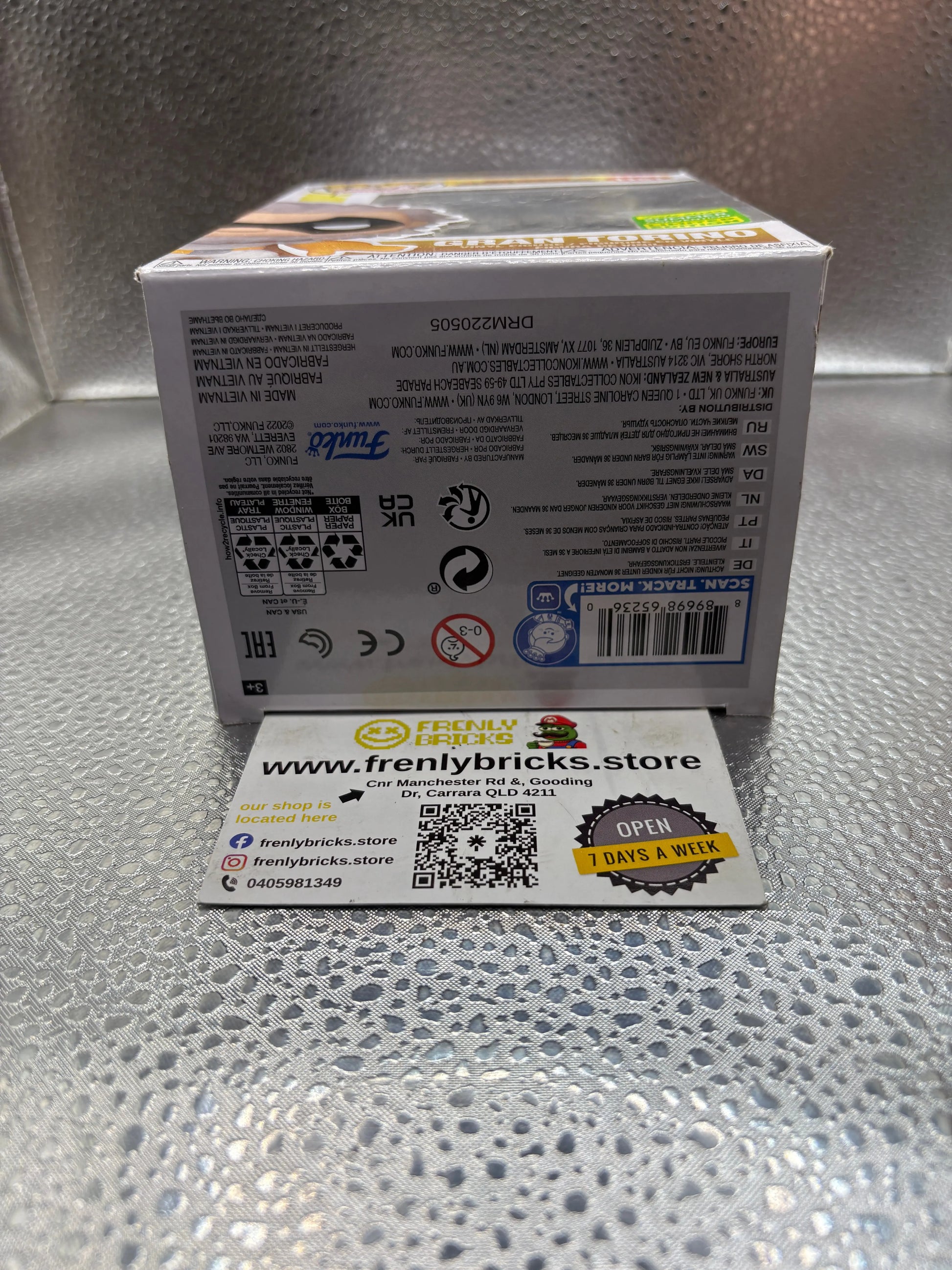 FUNKO Pop Vinyl Gran Torino Pop #1161 2022 Summer Convention FRENLY BRICKS - Open 7 Days