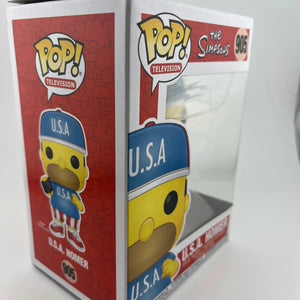 Funko POP Television The Simpsons  U.S.A Homer Vinyl Figure #905 FRENLY BRICKS - Open 7 Days