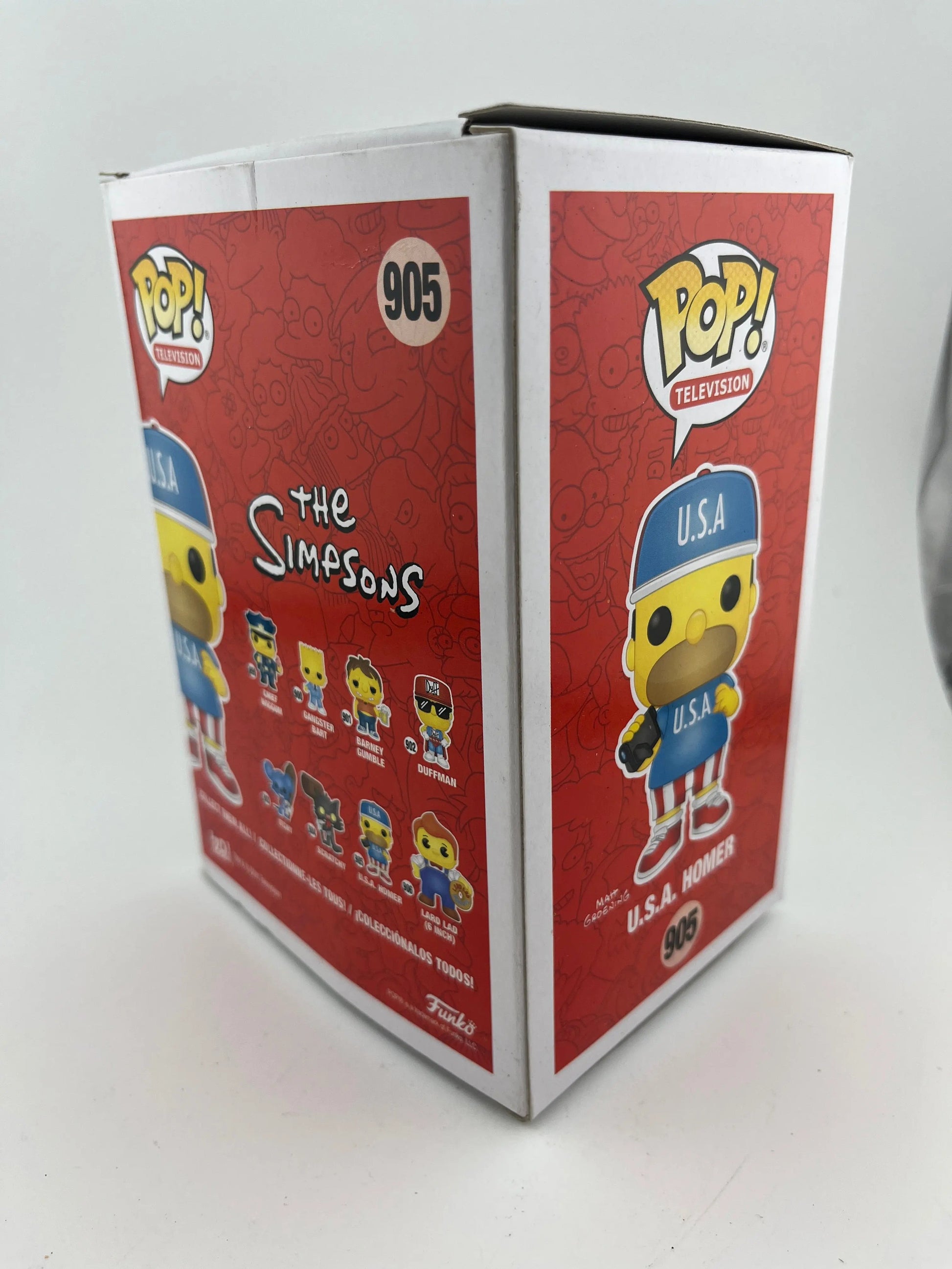 Funko POP Television The Simpsons  U.S.A Homer Vinyl Figure #905 FRENLY BRICKS - Open 7 Days