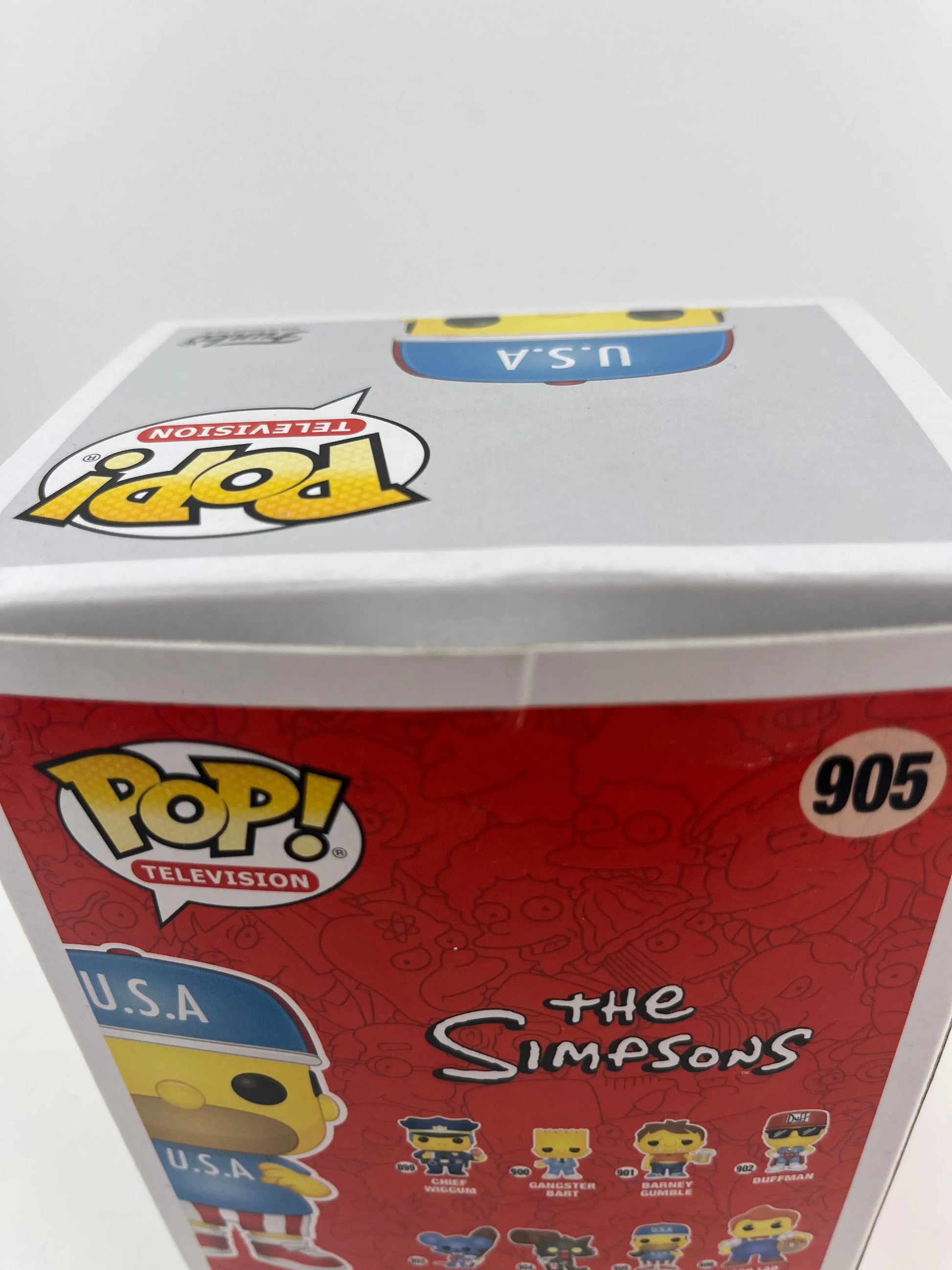 Funko POP Television The Simpsons  U.S.A Homer Vinyl Figure #905 FRENLY BRICKS - Open 7 Days