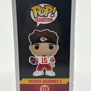 Funko POP! Kansas City Chiefs Patrick Mahomes II Football White Jersey #119 FRENLY BRICKS - Open 7 Days