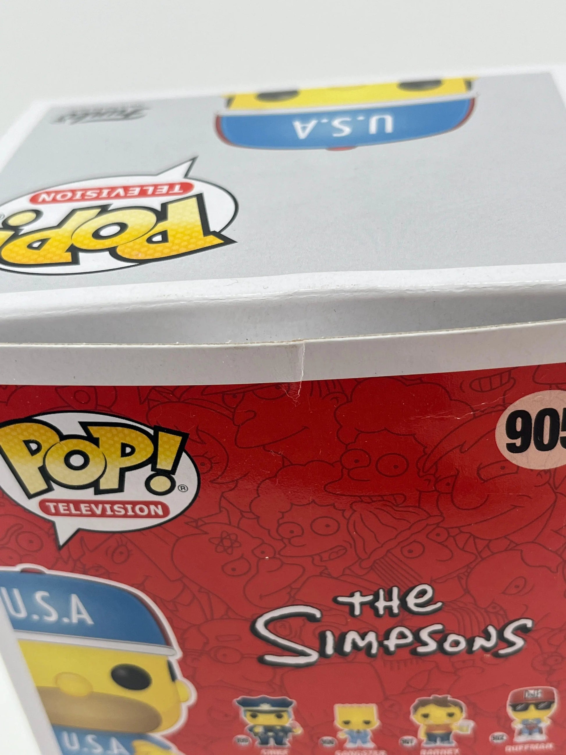 Funko POP Television The Simpsons  U.S.A Homer Vinyl Figure #905 FRENLY BRICKS - Open 7 Days