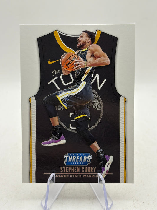 2018-19 Panini Threads - Statement Jersey SP Stephen Curry #214 | Golden State