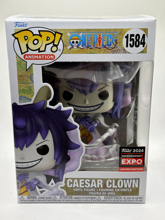 Funko POP! Animation One Piece #1584 Caesar Clown 2024 Entertainment Expo