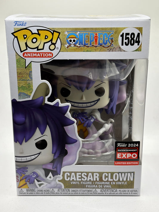 Funko POP! Animation One Piece #1584 Caesar Clown 2024 Entertainment Expo