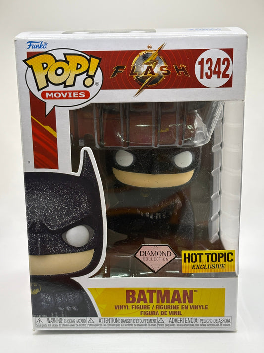 Funko POP! Movies The Flash #1342 Batman Diamond Hot Topic Exclusive Vinyl Figure FRENLY BRICKS - Open 7 Days