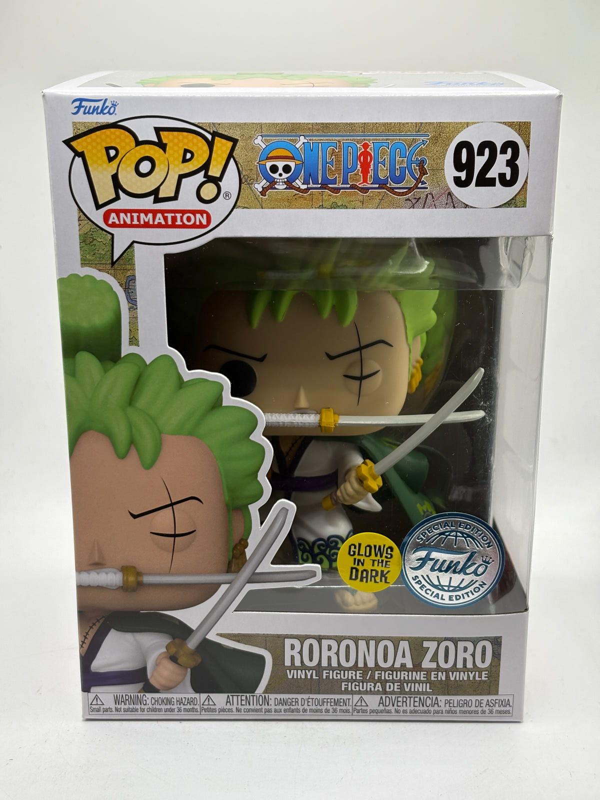 Funko POP! Animation One Piece #923 Roronoa Zoro Glow image 1