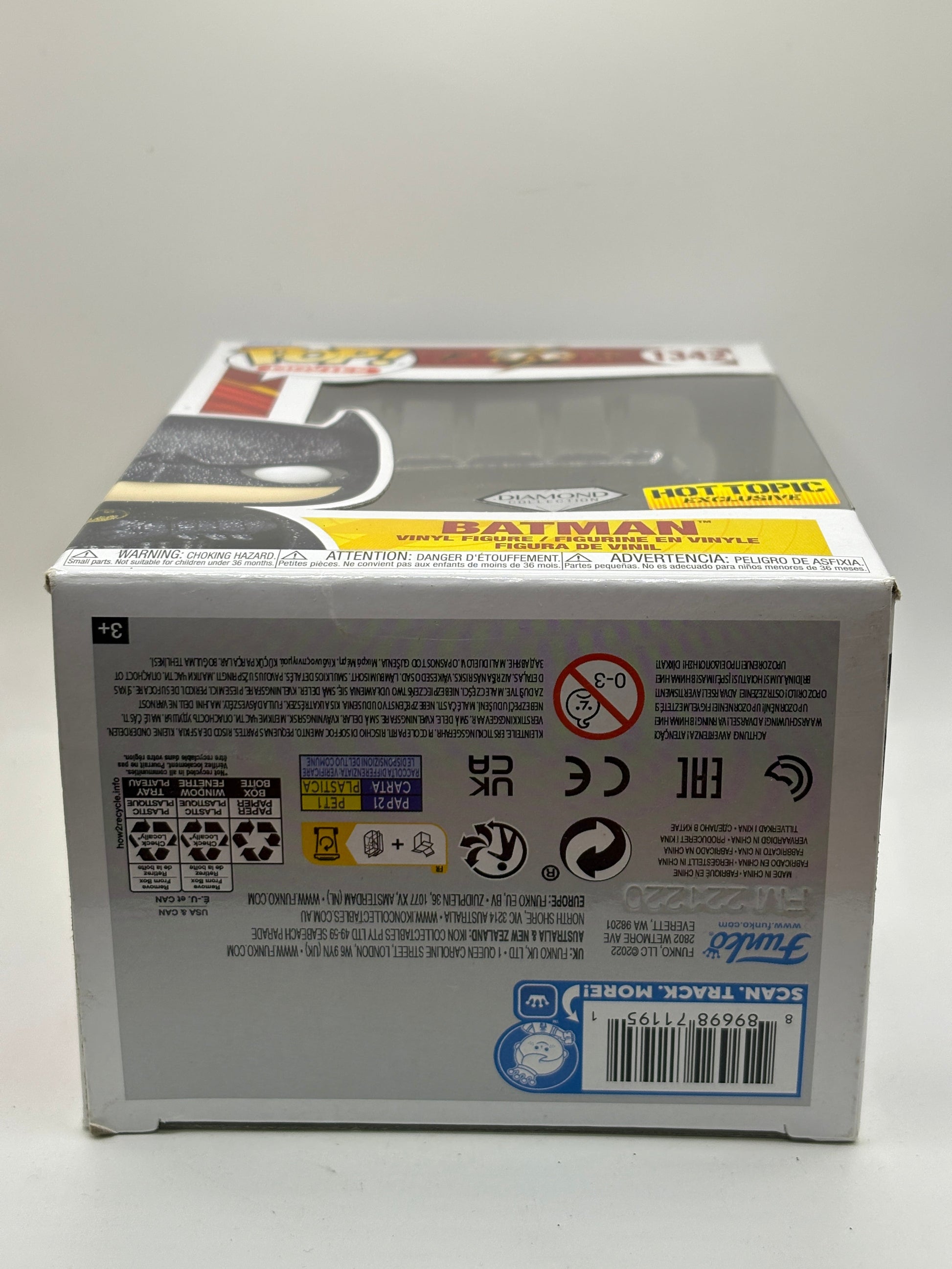 Funko POP! Movies The Flash #1342 Batman Diamond Hot Topic Exclusive Vinyl Figure FRENLY BRICKS - Open 7 Days