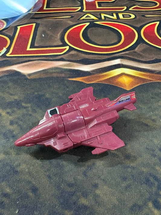 VINTAGE 1980s TRANSFORMERS Red Jet Plane Figure SR-36 FRENLY BRICKS - Open 7 Days