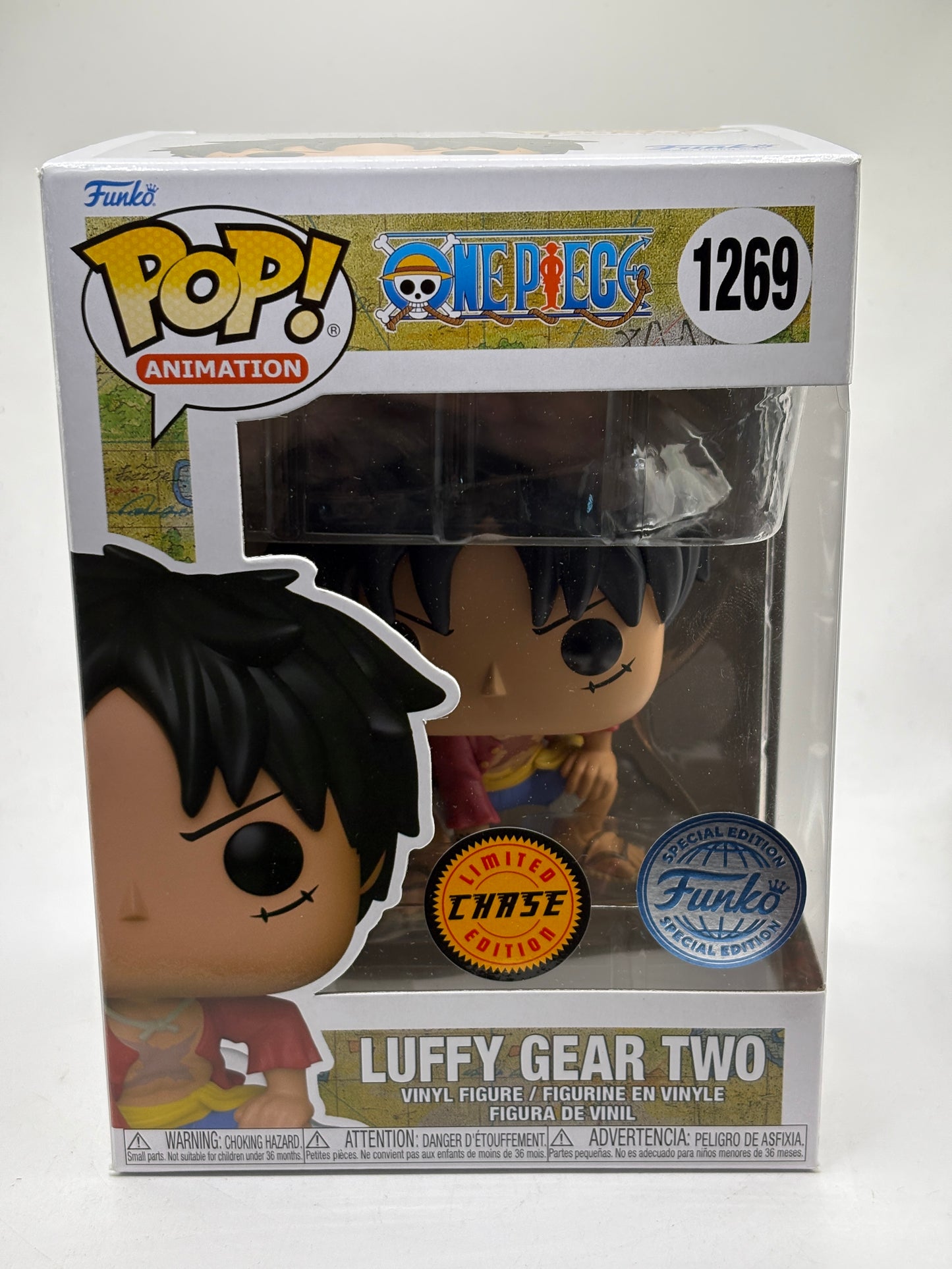Funko POP! Animation One Piece #1269 Luffy Gear Two Limited Chase Edition