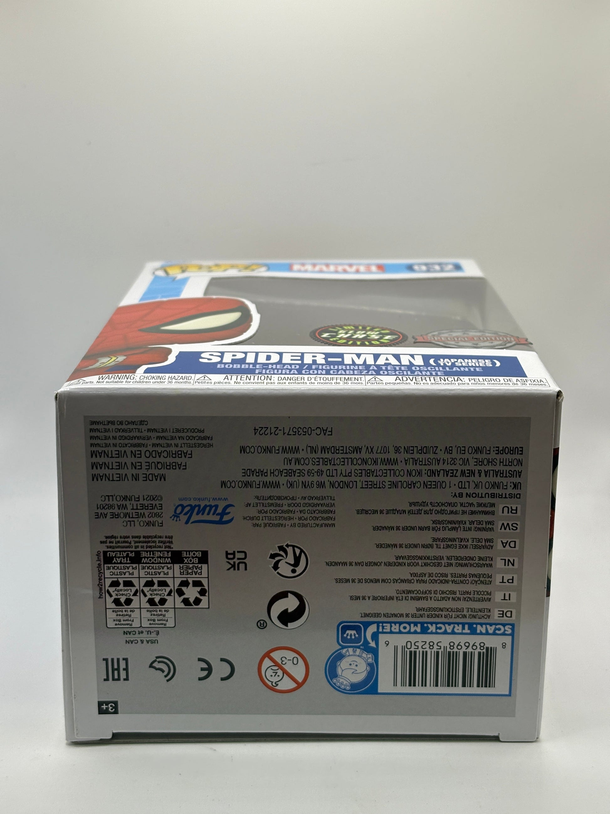 Funko POP! Marvel #932 Spider-Man Japanese TV Series Limited Glow Chase SE FRENLY BRICKS - Open 7 Days