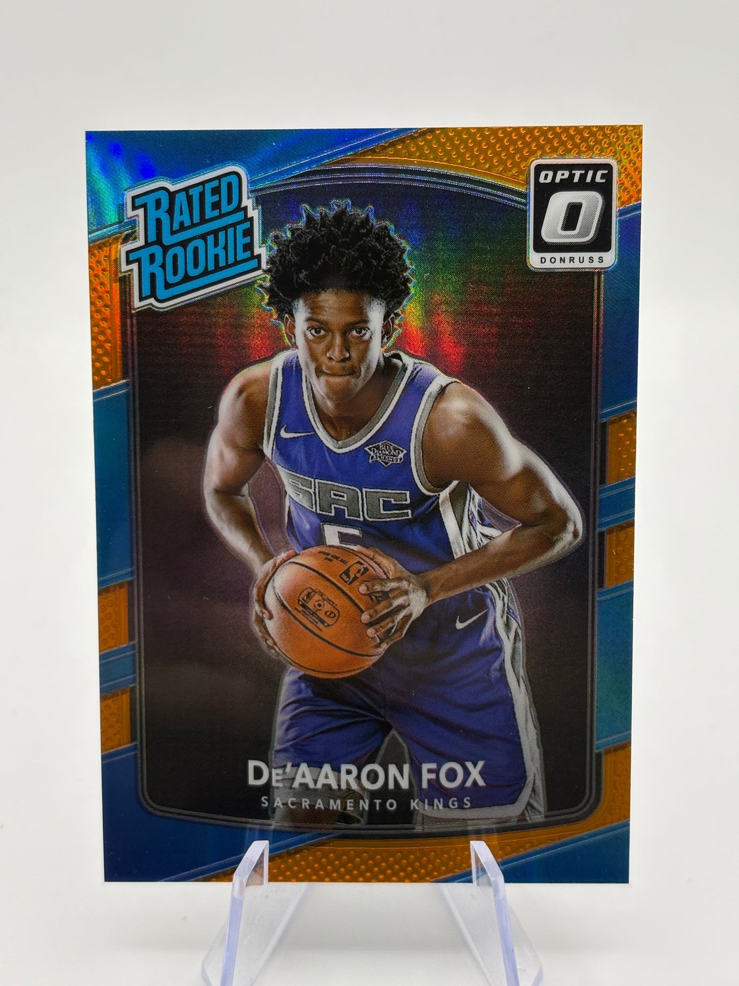 2017 Donruss Optic DE AARON FOX Rated Rookie #196 Orange /199 FRENLY BRICKS - Open 7 Days