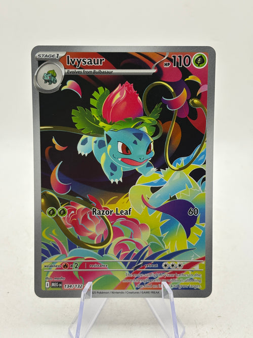 Pokemon TCG Mega Evolution - Ivysaur 134/132 Illustration Rare NM