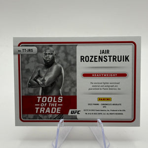 Jair Rozenstruik 2022 Chronicles UFC Tools of the Trade Auto Relic Patch /99 FRENLY BRICKS - Open 7 Days