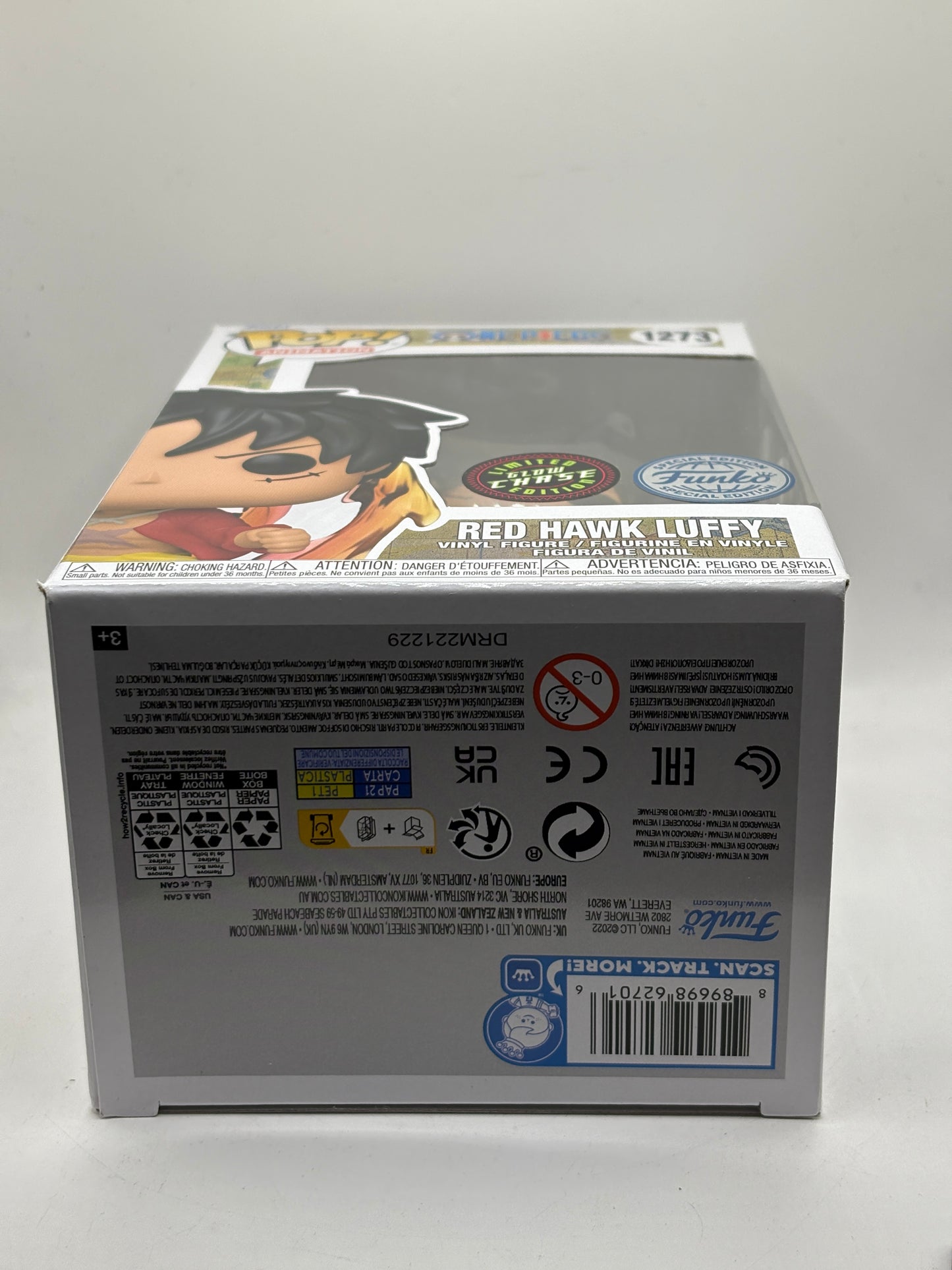 Funko POP! Animation One Piece #1273 Red Hawk Luffy Limited Glow Chase
