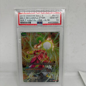 Broly, Recurring Nightmare BT7-002 PSA 10 Dragon Ball Super Series 7 Pre-Release FRENLY BRICKS - Open 7 Days