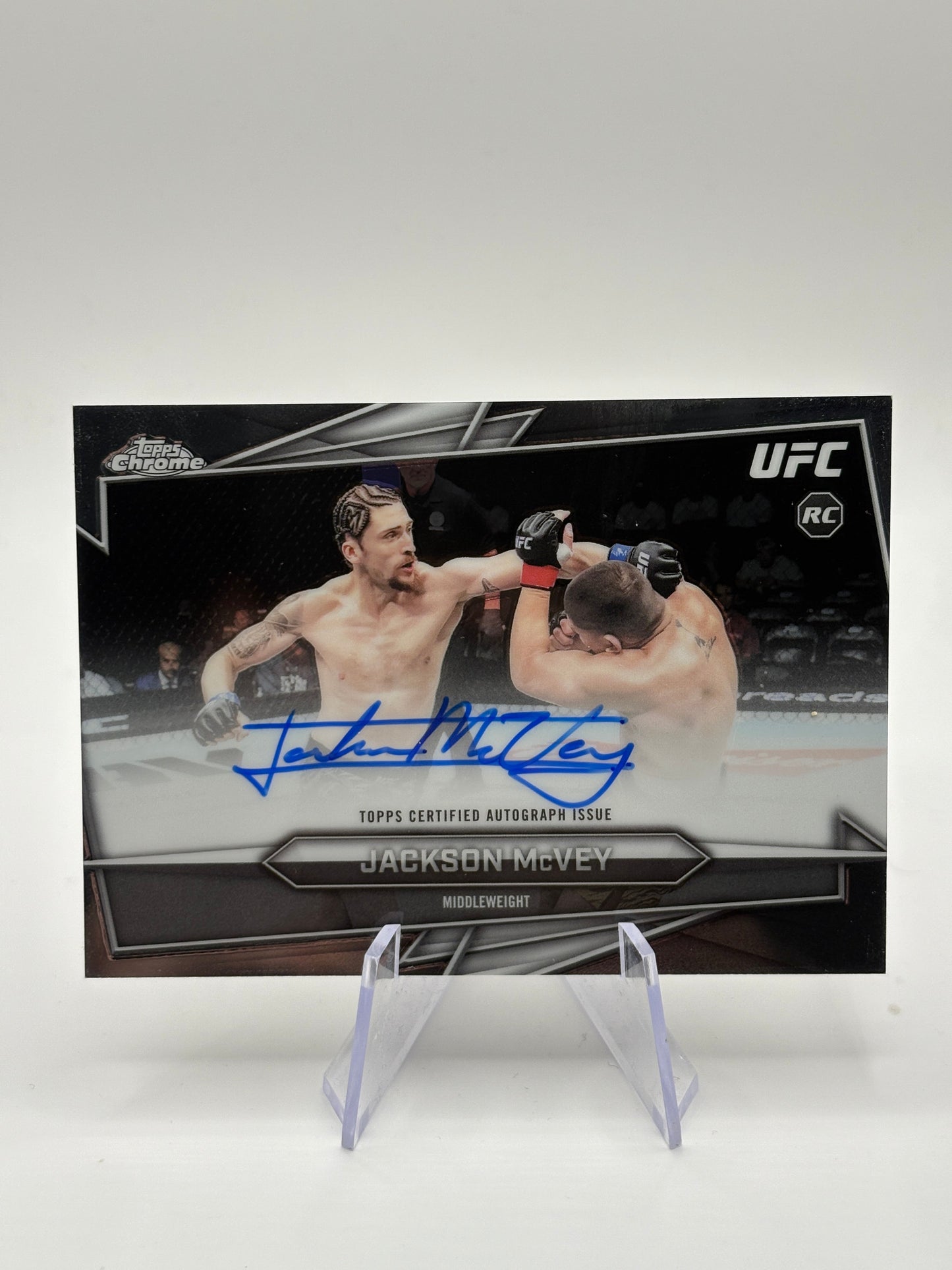 Jackson McVey 2026 Topps Chrome UFC RC Auto Rookie Autograph BAV-JV FRENLY BRICKS - Open 7 Days
