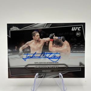 Jackson McVey 2026 Topps Chrome UFC RC Auto Rookie Autograph BAV-JV FRENLY BRICKS - Open 7 Days