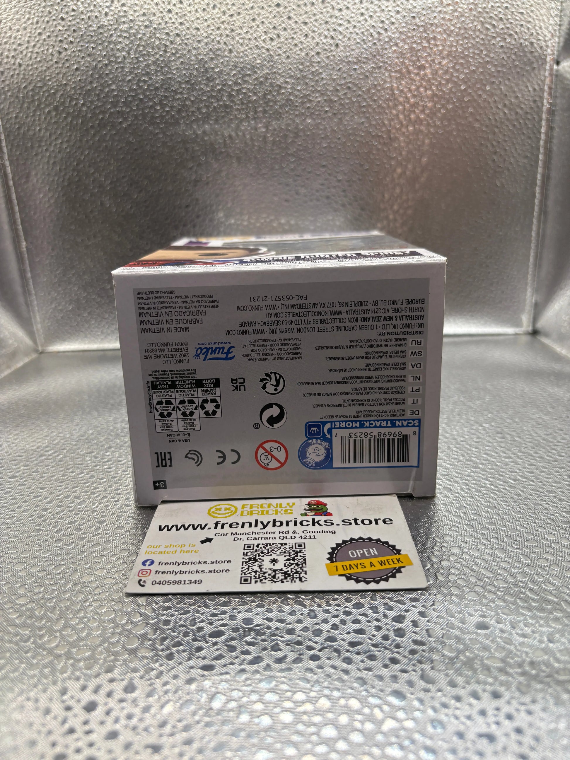 FUNKO Pop Vinyl Zombie Hunter Spidey Pop #947 FRENLY BRICKS - Open 7 Days