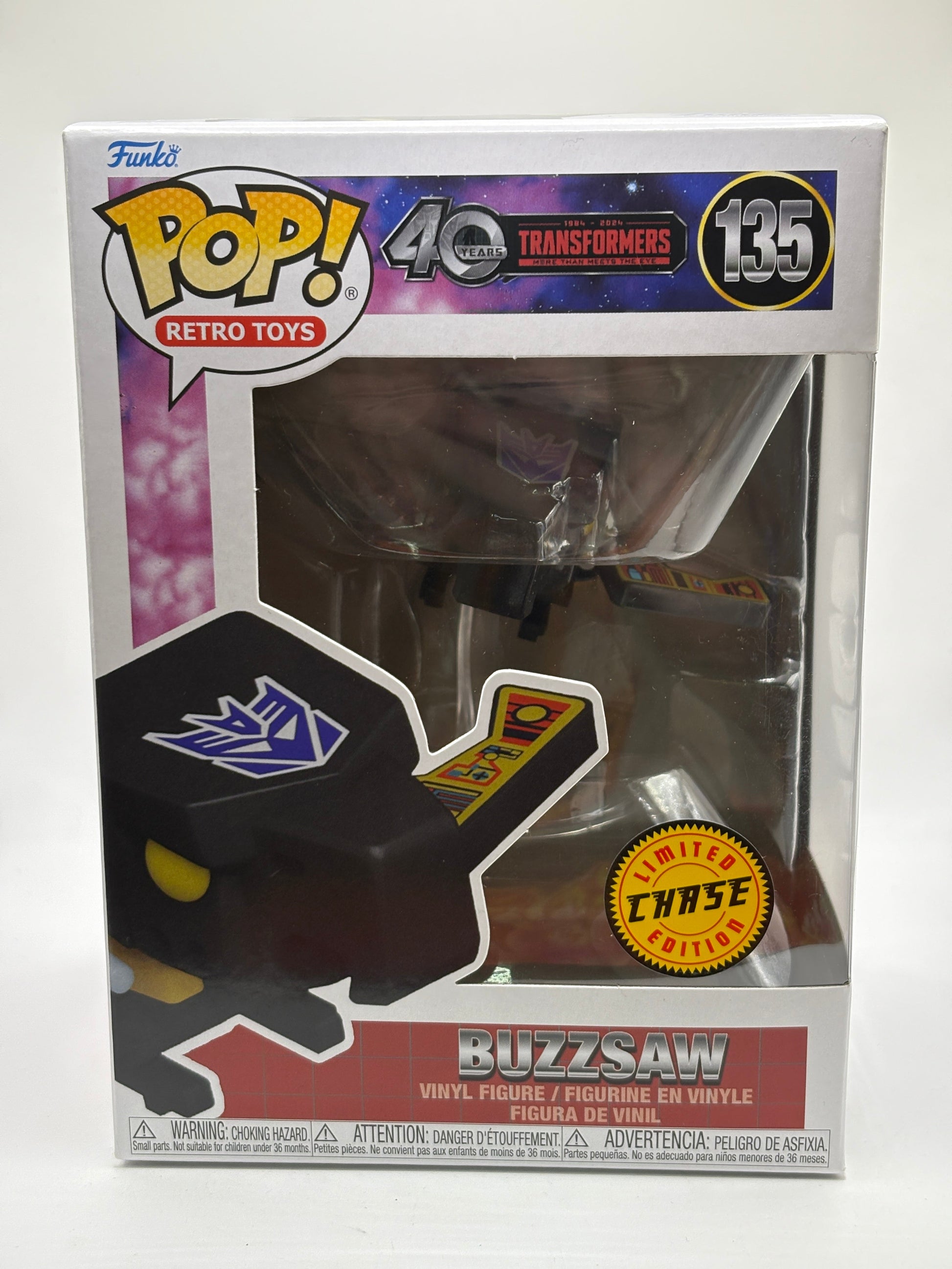 Funko POP! Retro Toys Transformers #135 Buzzsaw Limited Chase Vinyl Figure FRENLY BRICKS - Open 7 Days