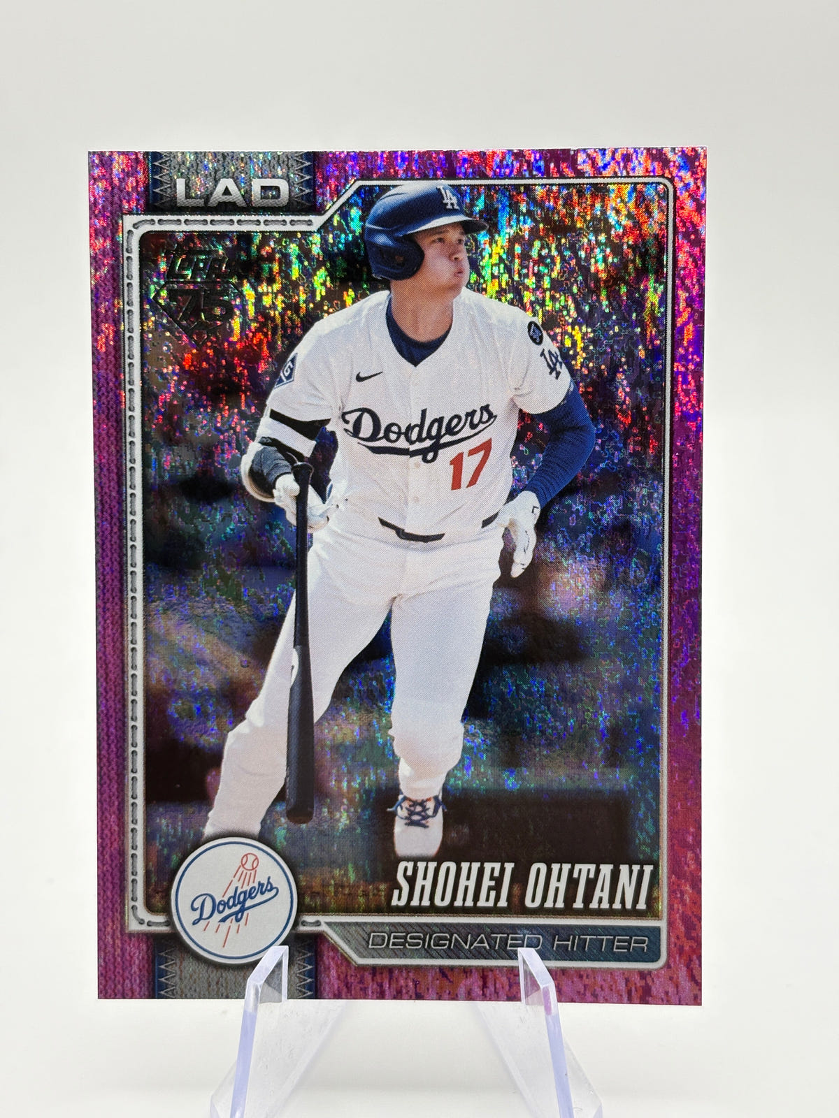 Shohei Ohtani 2026 Topps CONFETTI PINK Los Angeles Dodgers FRENLY BRICKS - Open 7 Days image 1