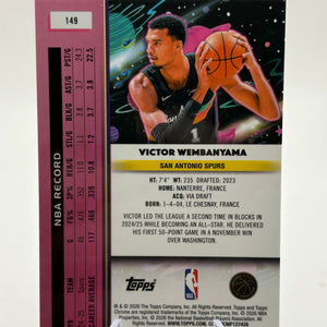 Topps Chrome Cosmic 2025-26 Victor Wembanyama #149 San Antonio Spurs FRENLY BRICKS - Open 7 Days
