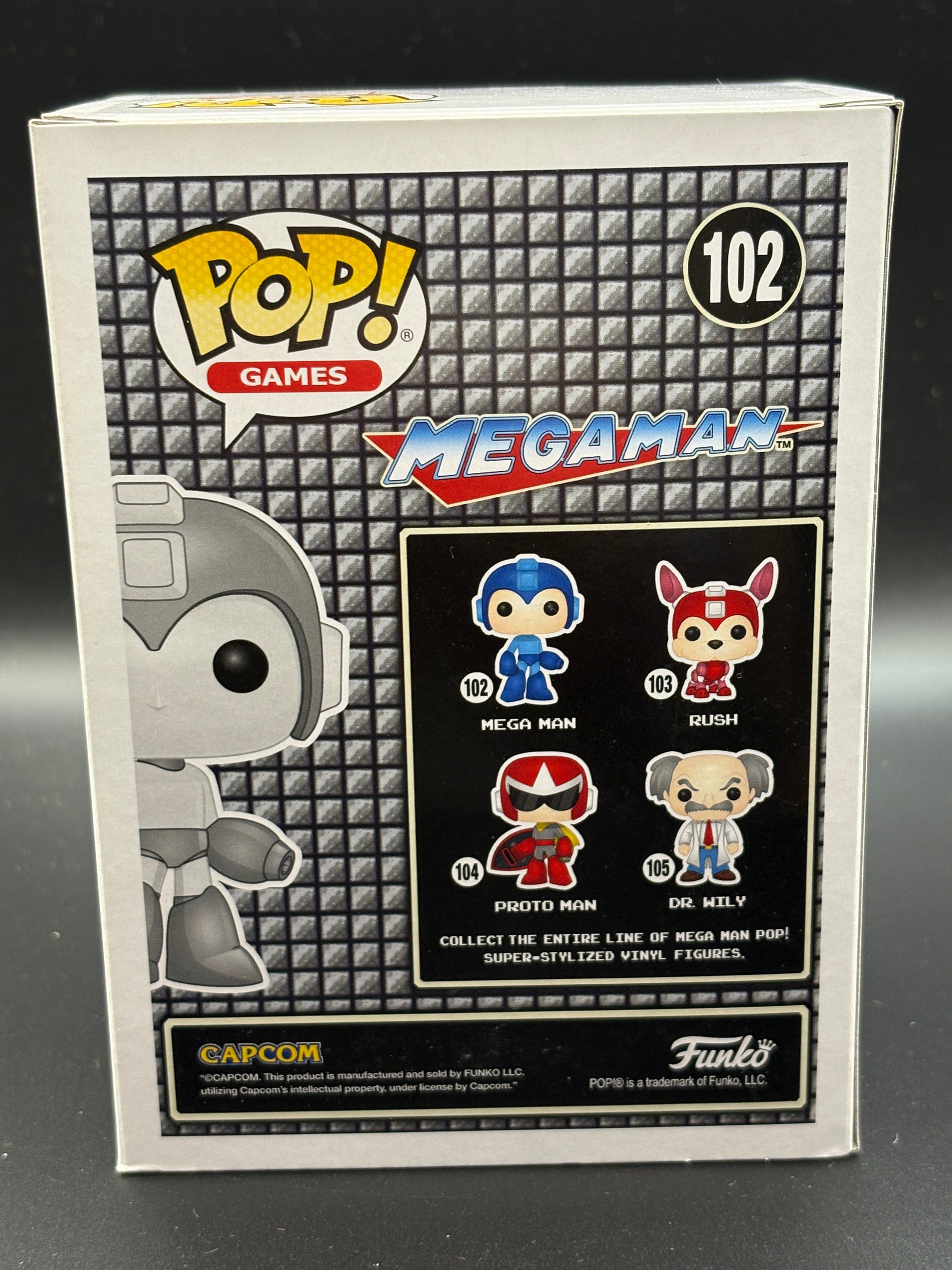 Funko POP! Games Mega Man #102 Mega Man: Retro Game Stop Exclusive FRENLY BRICKS - Open 7 Days