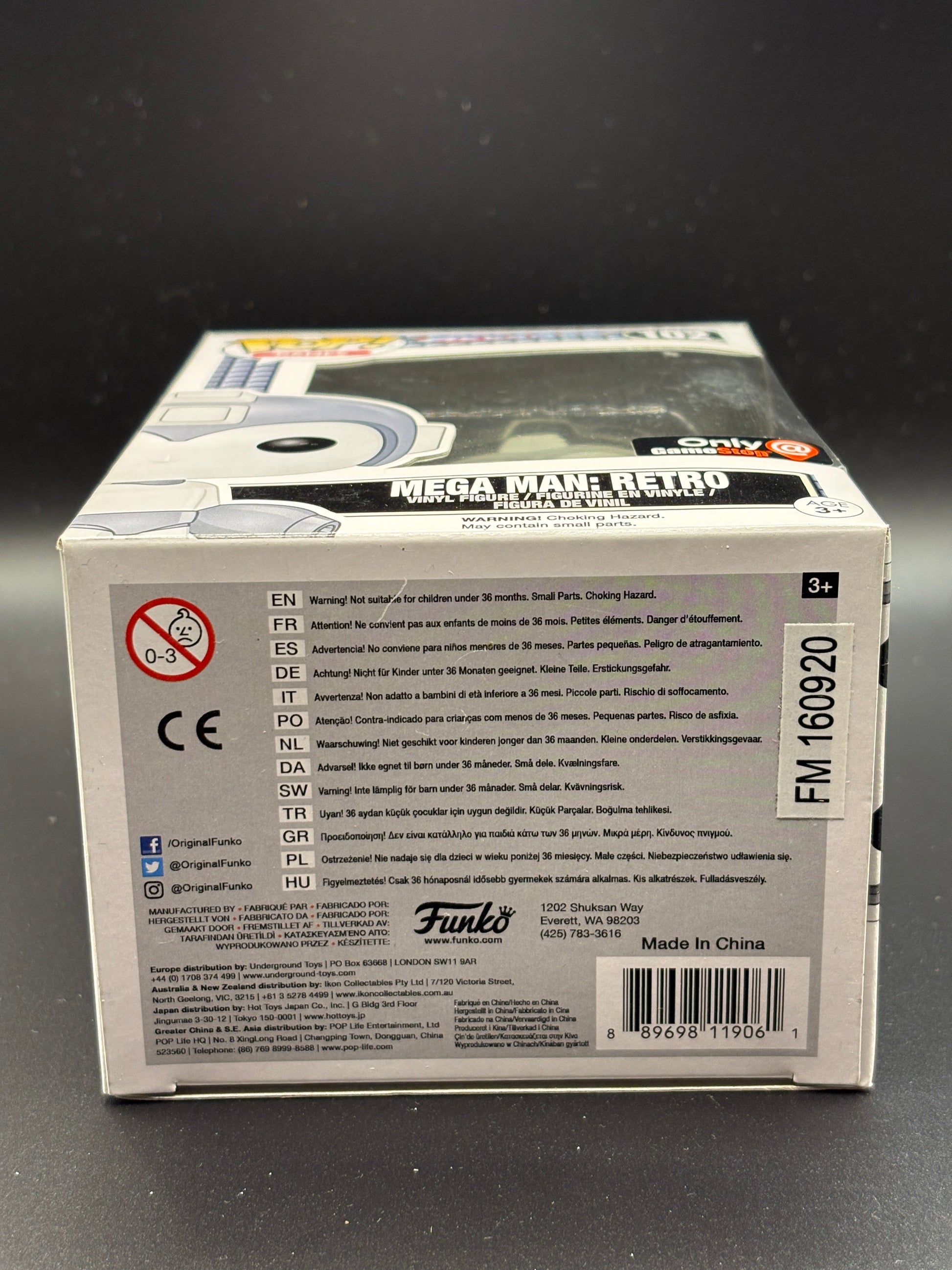 Funko POP! Games Mega Man #102 Mega Man: Retro Game Stop Exclusive FRENLY BRICKS - Open 7 Days