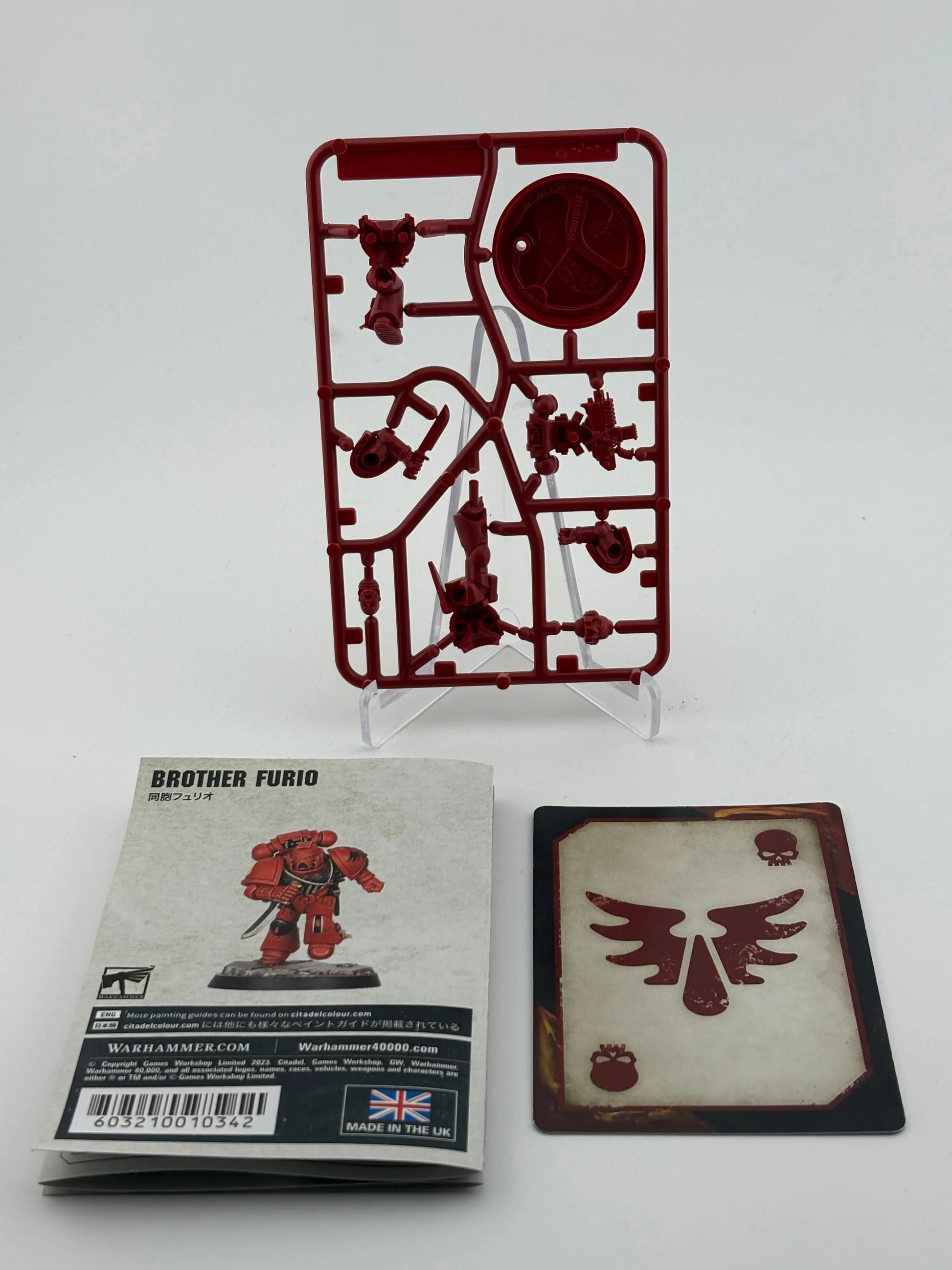 Warhammer 40K Space Marine Heroes Blood Angels Collection 2 - Brother Furio FRENLY BRICKS - Open 7 Days