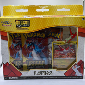 Pokemon TCG Sun & Moon Dragon Majesty Latias Pin Collection Box Factory Sealed FRENLY BRICKS - Open 7 Days