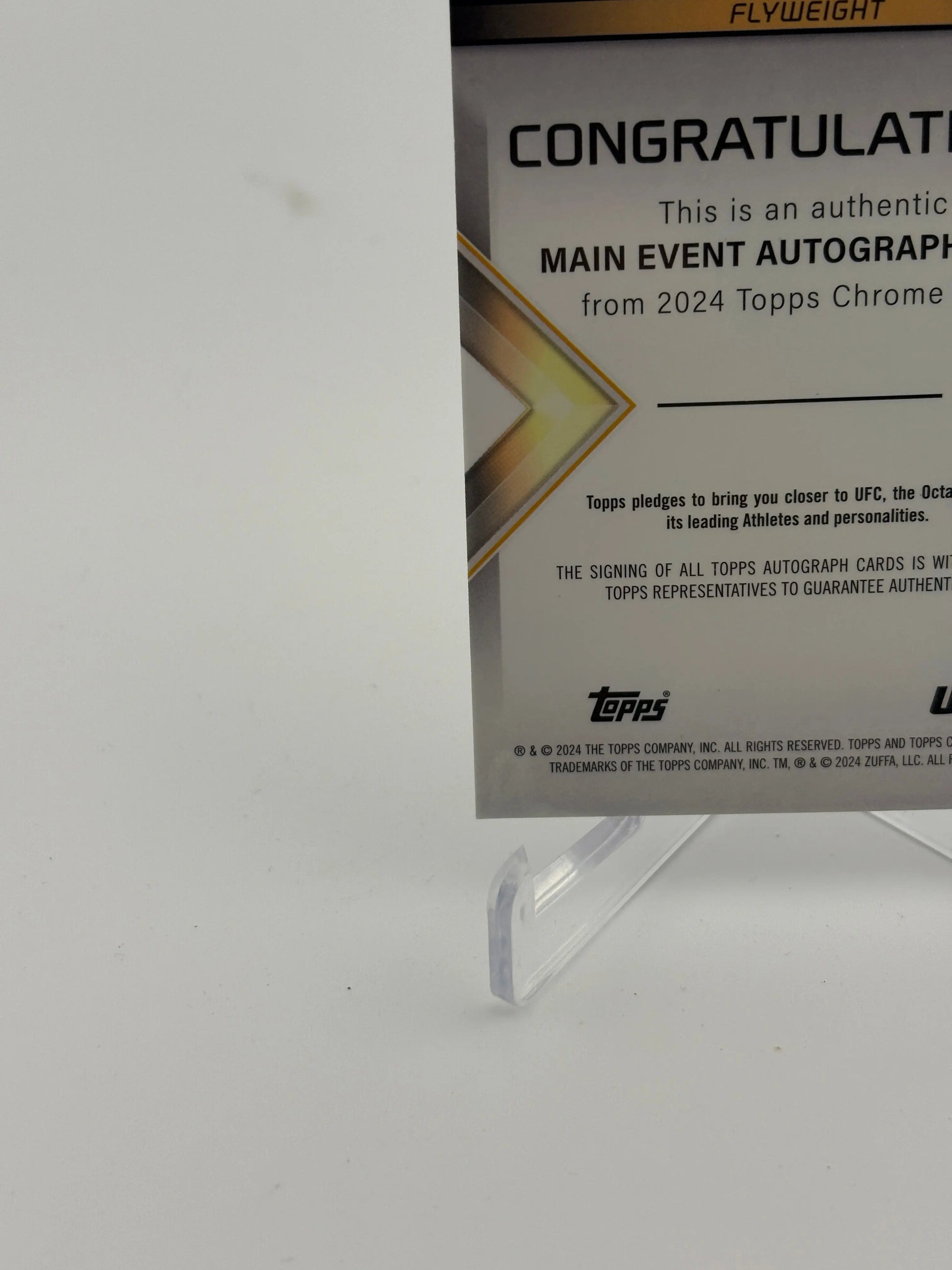 2024 Topps Chrome UFC ALEXA GRASSO Main Event Auto #MEA-AGR Flyweight FRENLY BRICKS - Open 7 Days