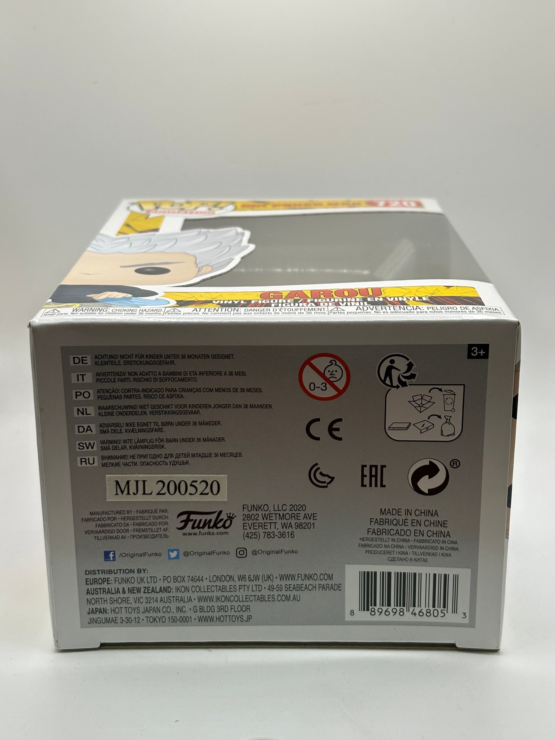 Funko POP! Animation One Punch Man #720 Garou Vinyl Figure FRENLY BRICKS - Open 7 Days