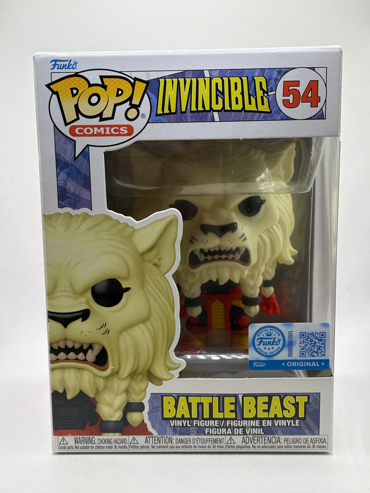 Funko POP! Comics Invincible #54 Battle Beast Vinyl image 1