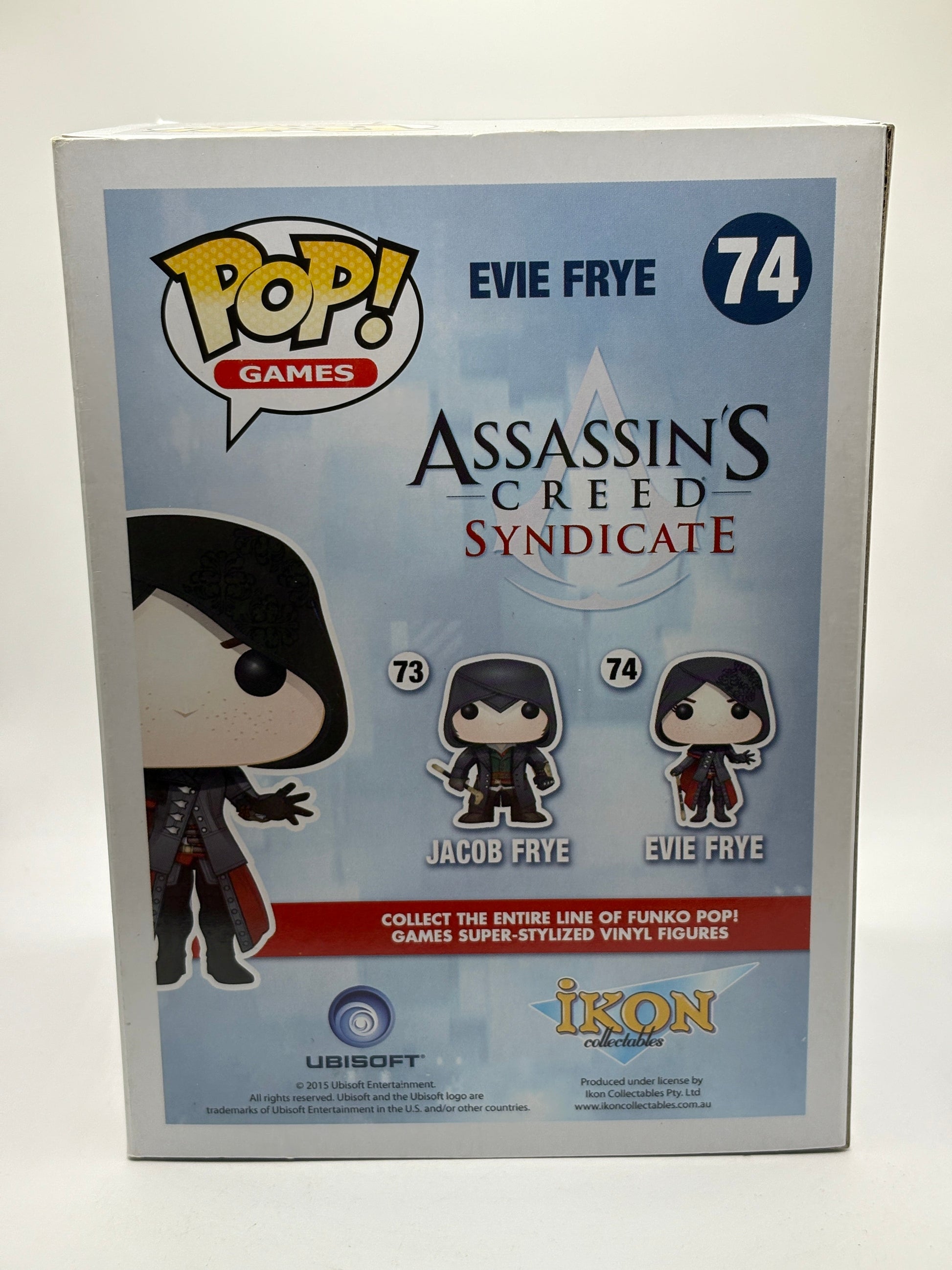 Funko POP! Games Assassin’s Creed Syndicate #74 Evie Frye Vinyl Figure FRENLY BRICKS - Open 7 Days