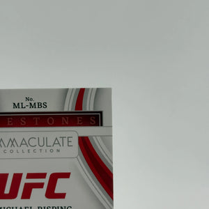 2023 Immaculate Collection UFC Michael Bisping Milestones Auto Autograph #/99 FRENLY BRICKS - Open 7 Days