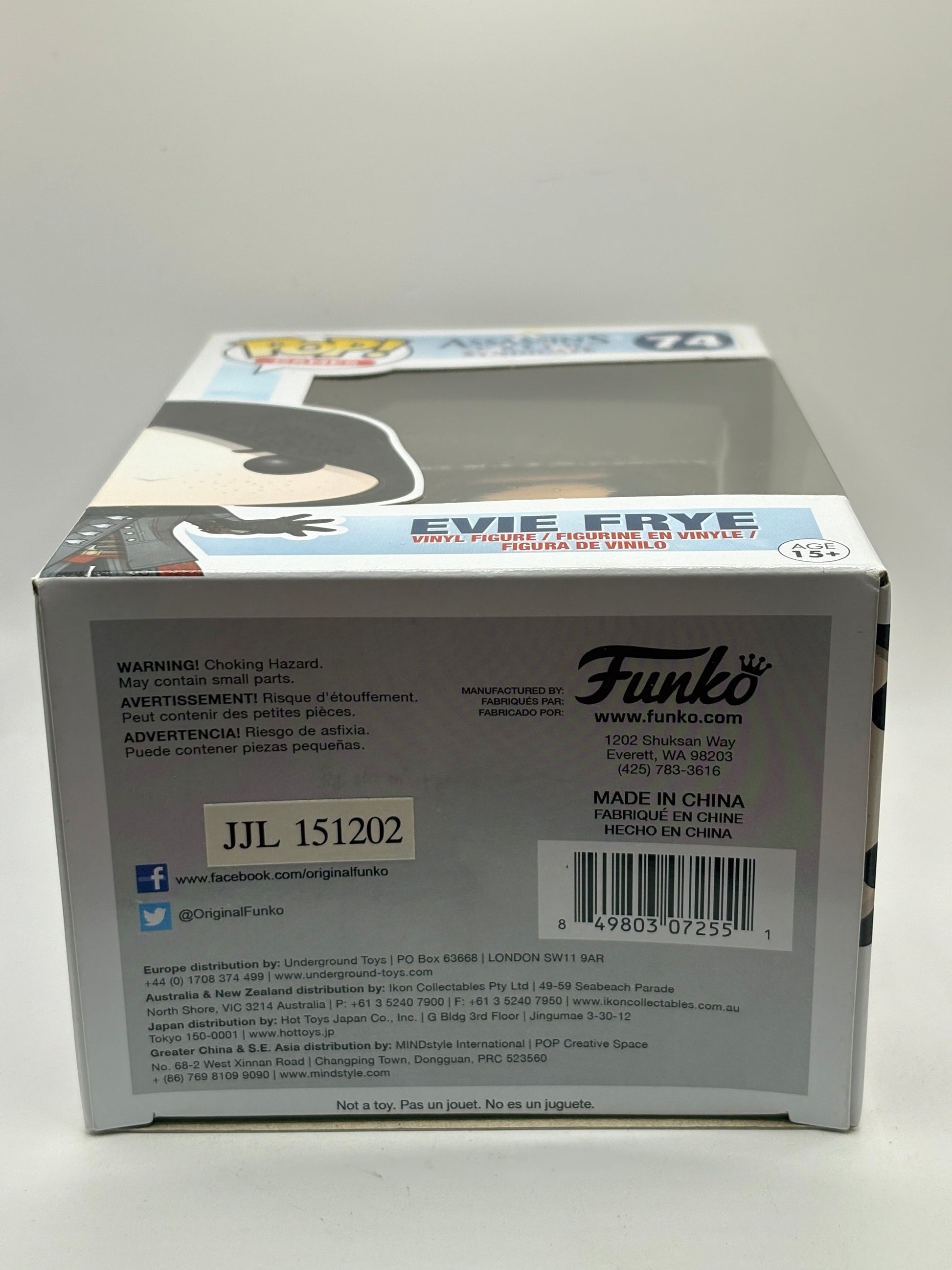 Funko POP! Games Assassin’s Creed Syndicate #74 Evie Frye Vinyl Figure FRENLY BRICKS - Open 7 Days