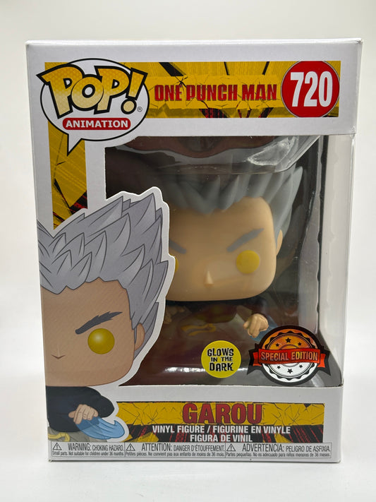 Funko POP! Animation One Punch Man #720 Garou Glow Special Edition Vinyl Figure FRENLY BRICKS - Open 7 Days