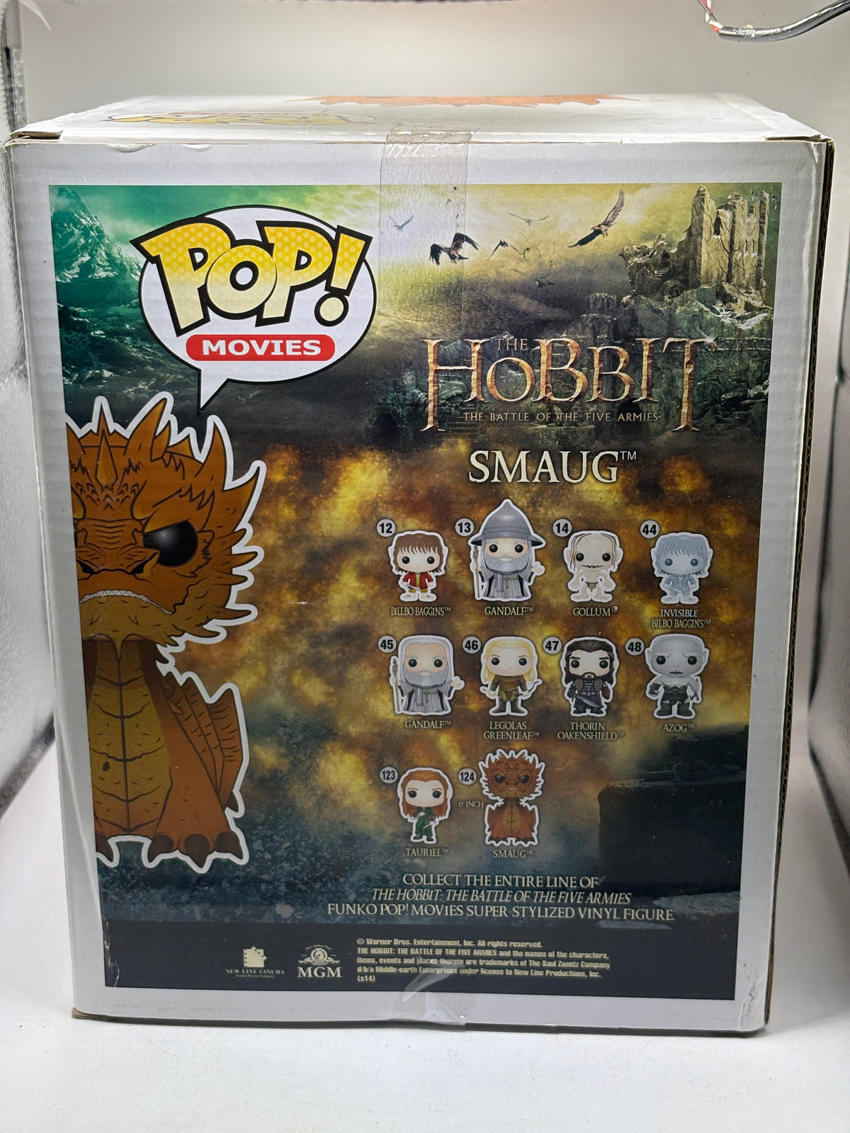 Funko POP! Movies The Hobbit #124 Smaug Vinyl Figure image 3