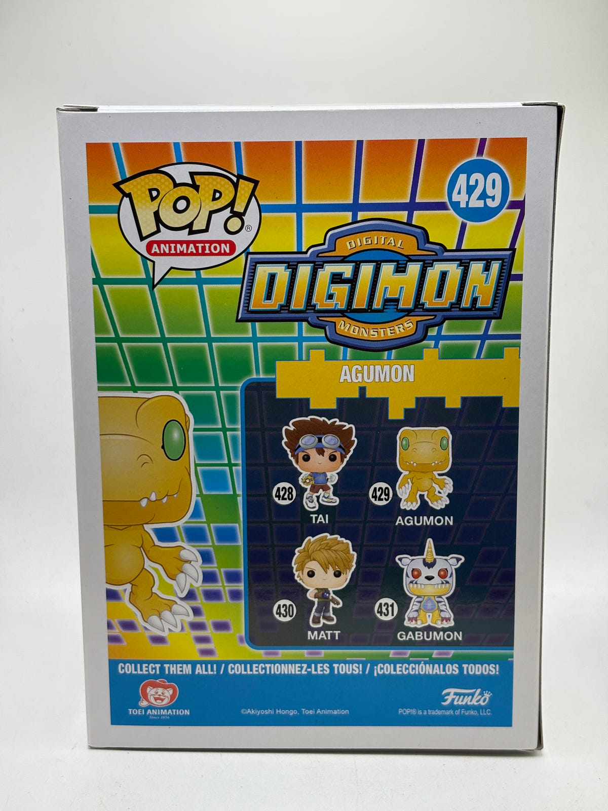Funko POP! Animation Digimon #429 Agumon Vinyl Figure, photo 3 image 3