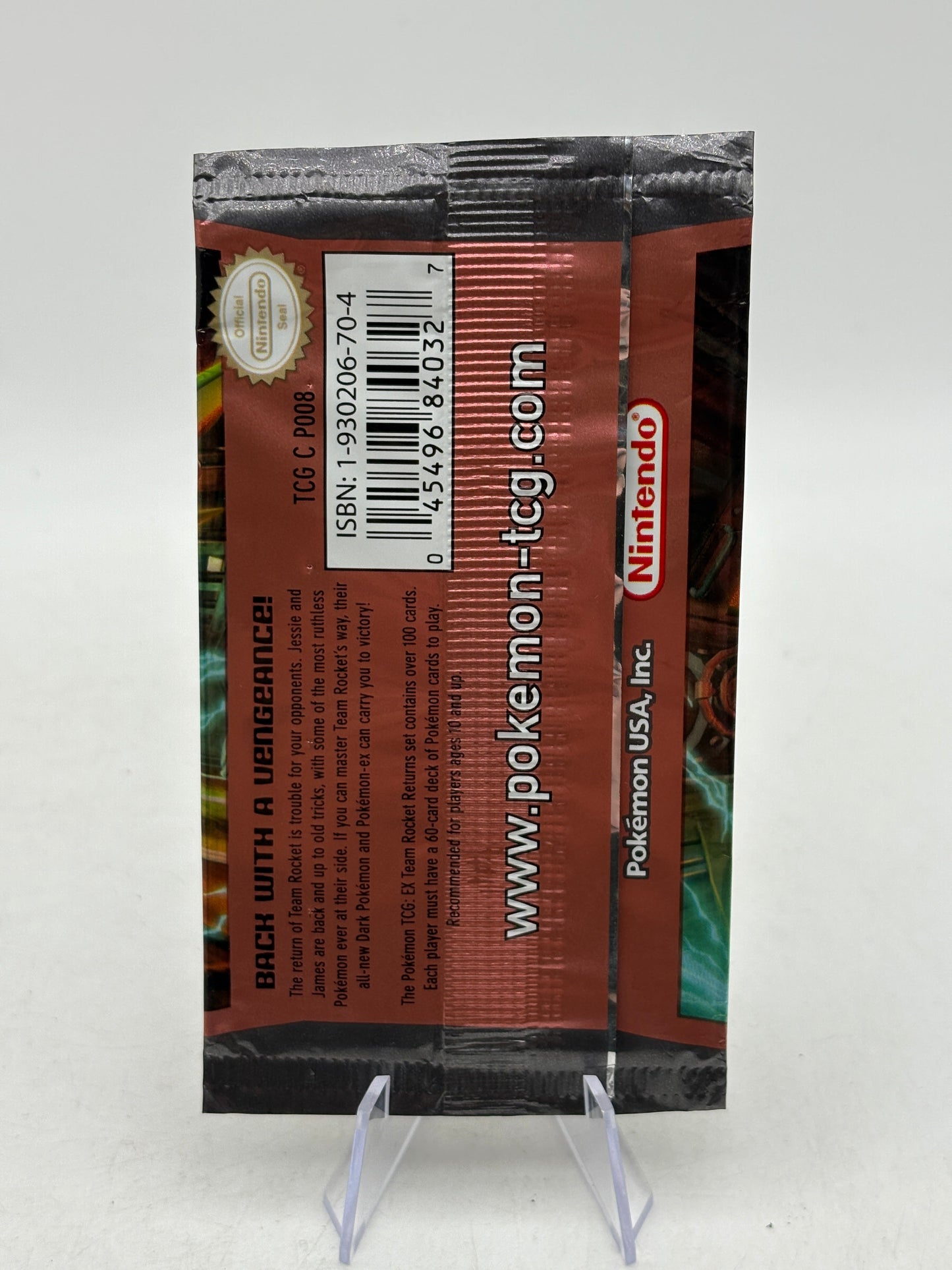 Pokemon TCG EX Team Rocket Returns EMPTY Scyther Booster Pack OPEN FRENLY BRICKS - Open 7 Days