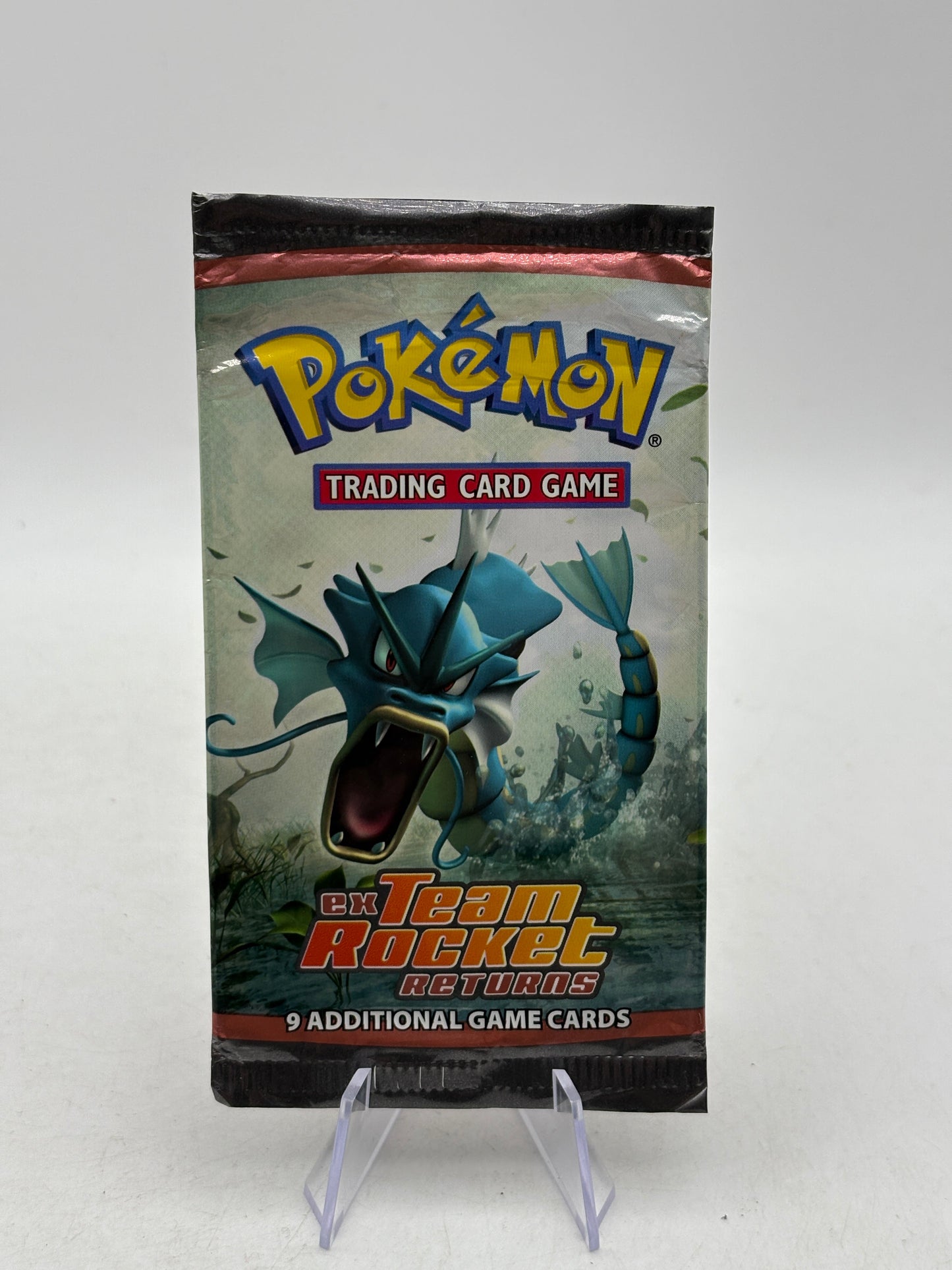 Pokemon TCG EX Team Rocket Returns EMPTY Gyarados Booster Pack OPEN FRENLY BRICKS - Open 7 Days