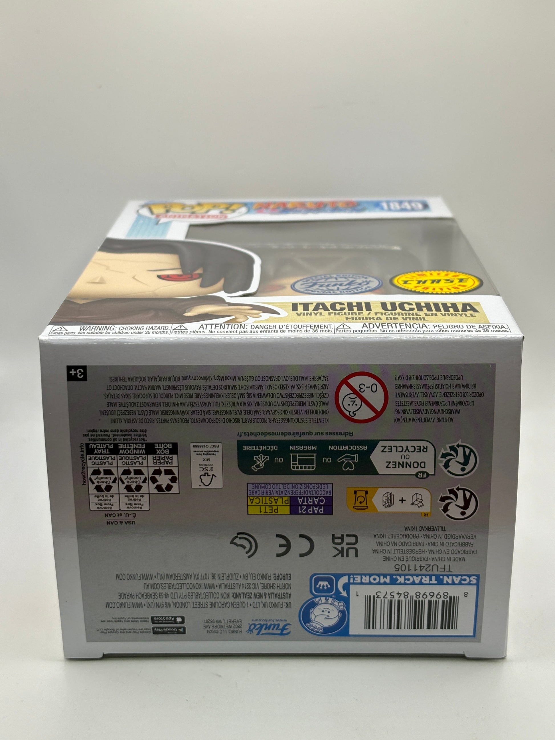 Funko POP! Animation Naruto Shippuden #1849 Itachi Uchiha Limited Chase SE FRENLY BRICKS - Open 7 Days