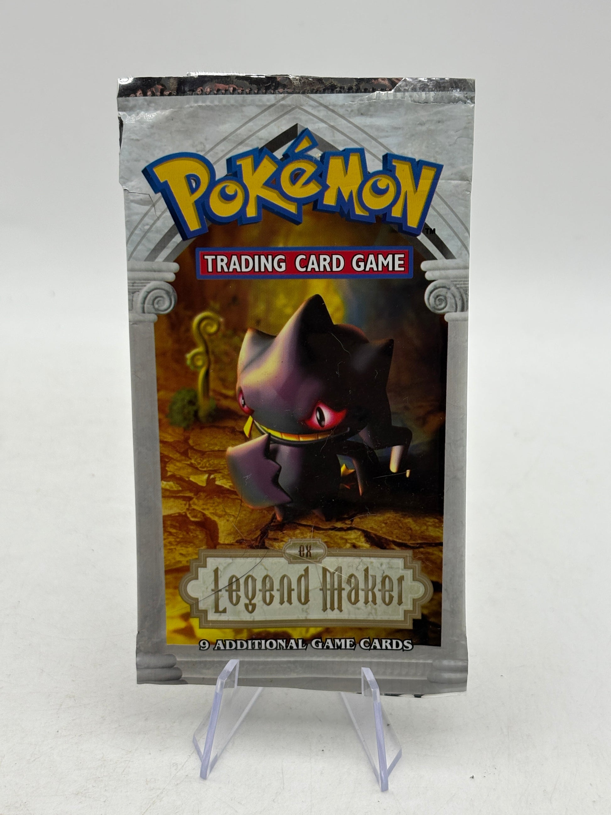 Pokemon TCG Ex Legend Maker EMPTY Banette Booster Pack OPEN FRENLY BRICKS - Open 7 Days