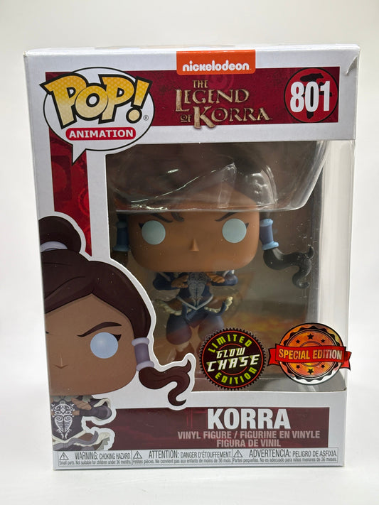 Funko POP! Animation The Legend of Korra #801 Korra Limited Glow Chase SE FRENLY BRICKS - Open 7 Days