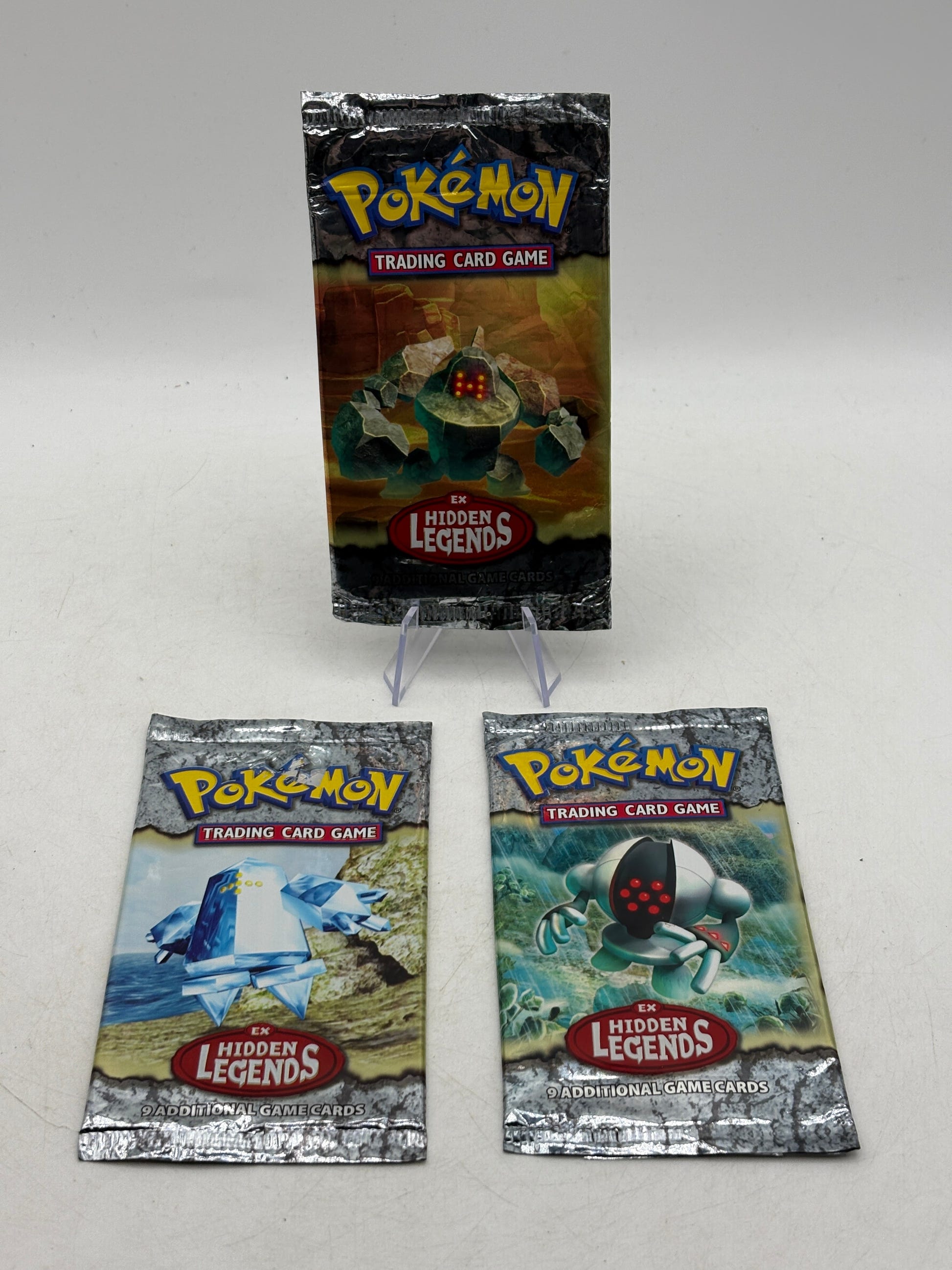Pokémon TCG Ex Hidden Legends EMPTY All Regi’s Booster Pack OPEN FRENLY BRICKS - Open 7 Days image 1