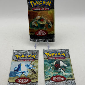 Pokemom TCG Ex Hidden Legends EMPTY All Regi’s Booster Pack OPEN FRENLY BRICKS - Open 7 Days