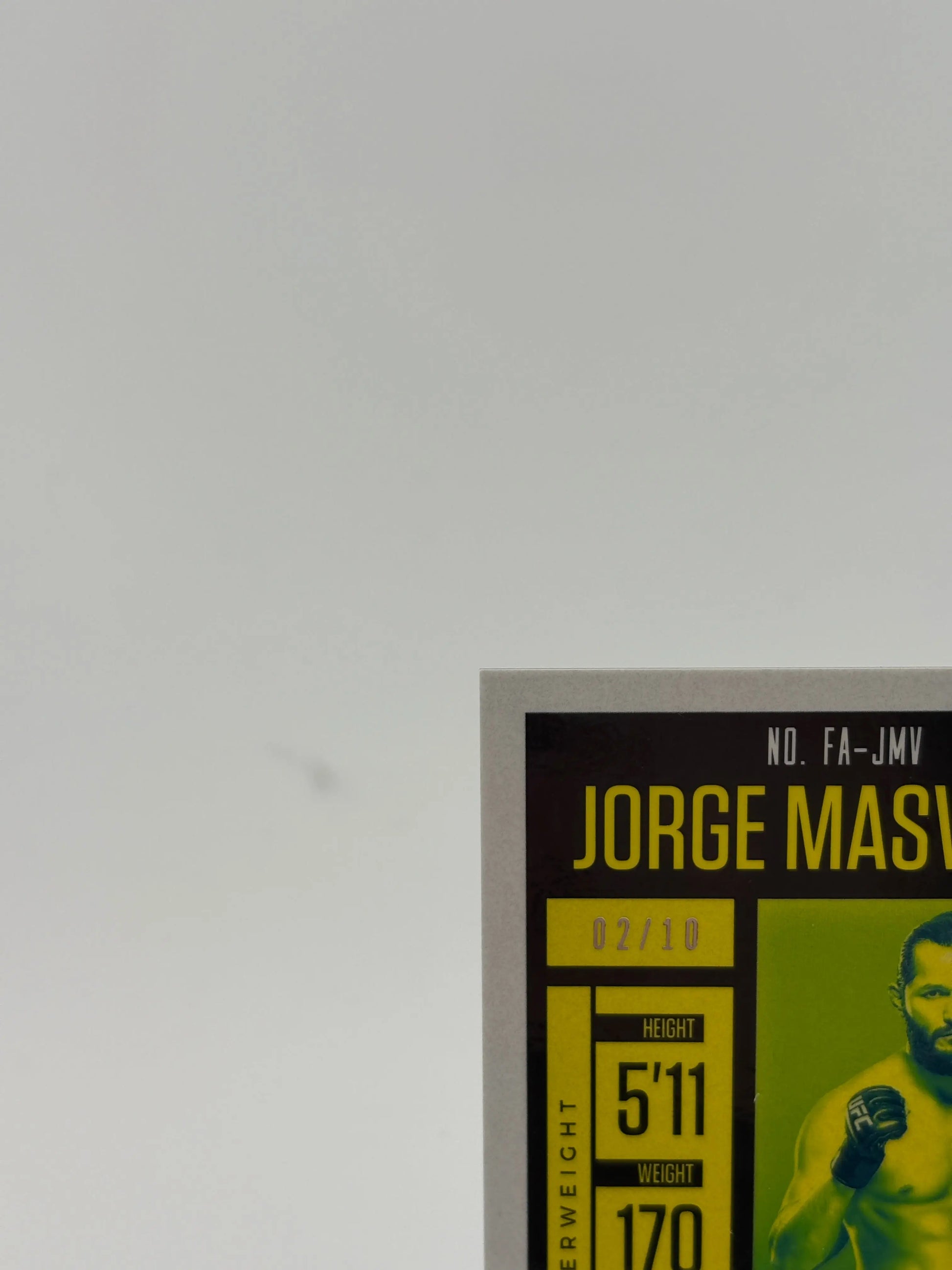 2021 Panini - Chronicles Flux UFC Jorge Masvidal FA-JMV 02/10 Auto FRENLY BRICKS - Open 7 Days