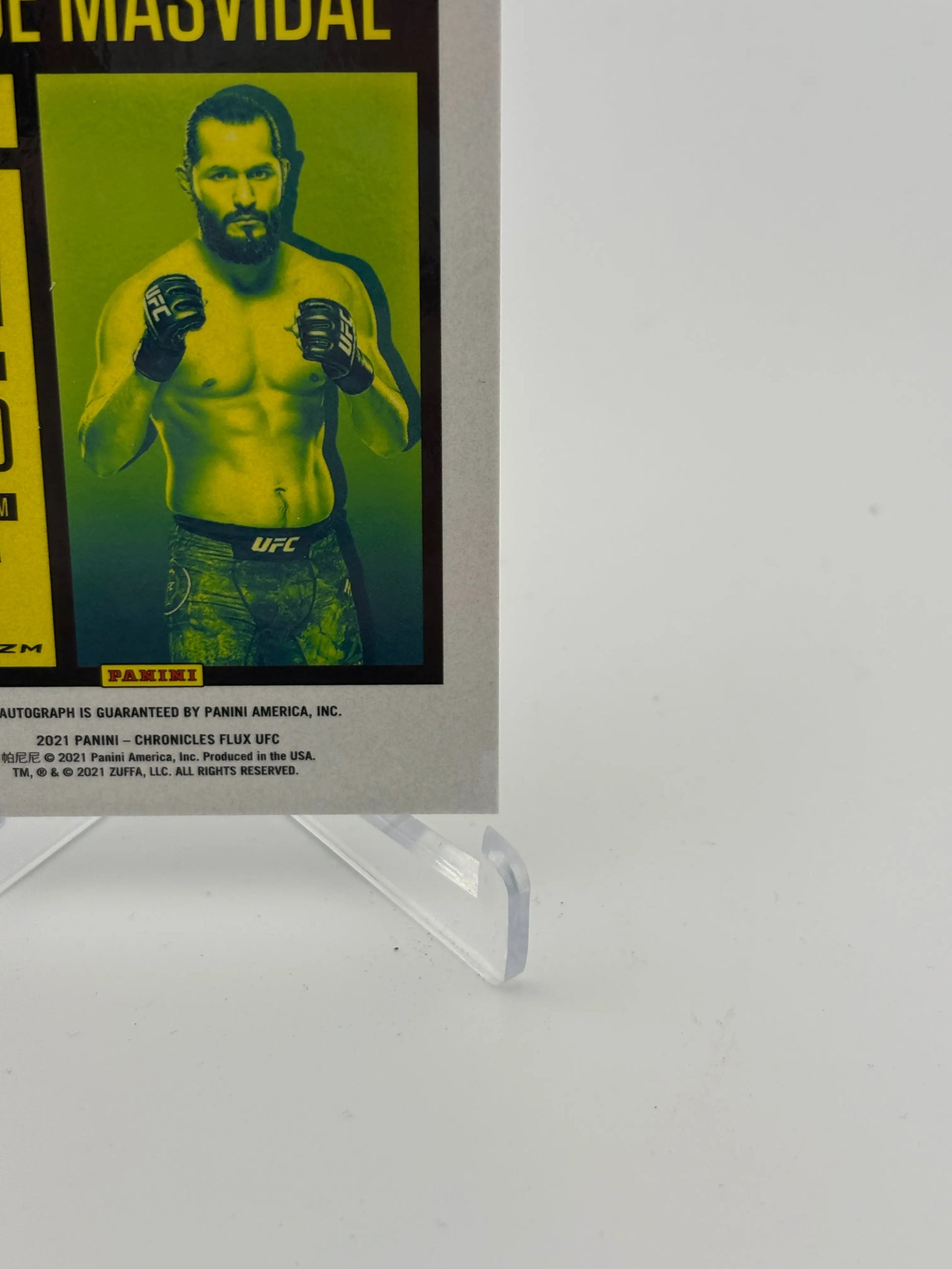 2021 Panini - Chronicles Flux UFC Jorge Masvidal FA-JMV 02/10 Auto FRENLY BRICKS - Open 7 Days
